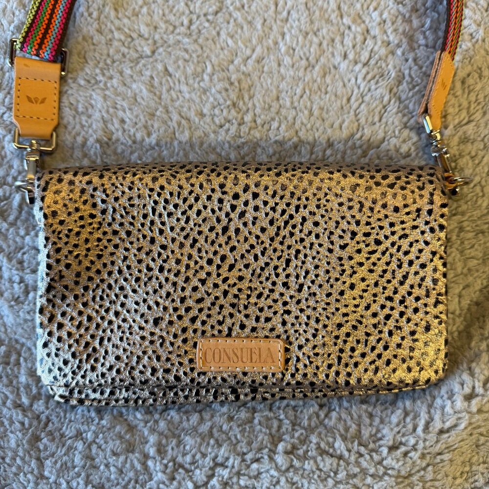 CONSUELA Uptown Wesley Crossbody Bronze Black Bag